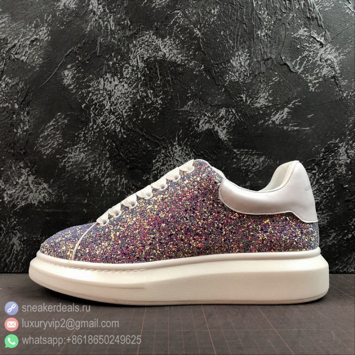Alexander McQueen Sole Unisex Sneakers 37681 Shine Violet